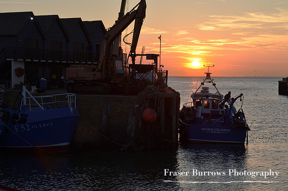 Sunset at Whitstable Bay