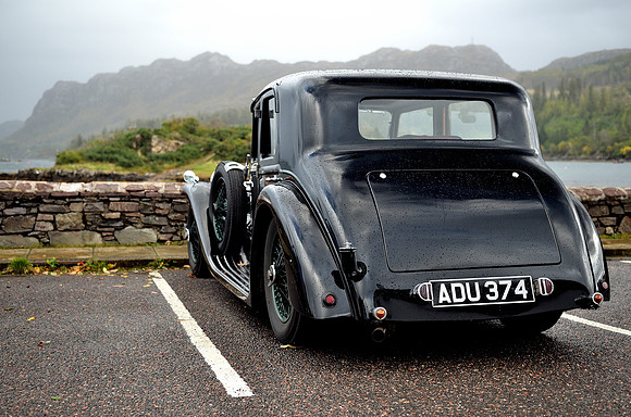 Vintage Alvis - Kyle of Lochalsh - Scotland