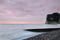 St Margaret's Cliff at Sunset, Kent