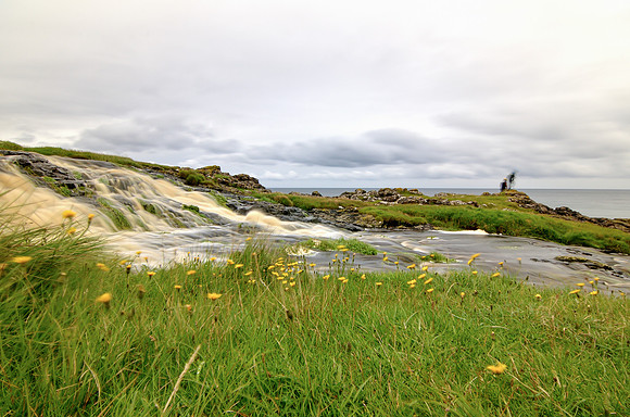 Coasteering near Larne, Northern Ireland