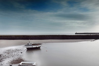 Lone Boat at Folkestone Harbour