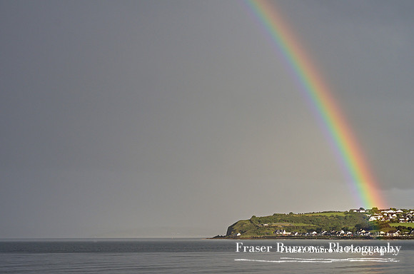 A Rainbow Hits The Headland